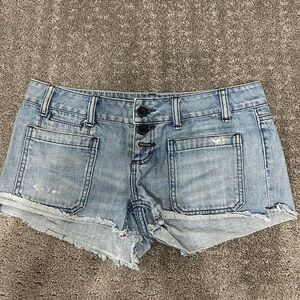 American Eagle Outfitters Light Blue Jean Shorts